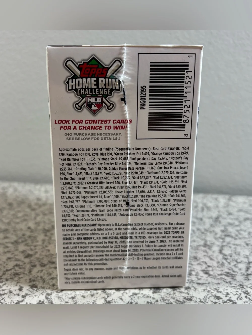 2023 Topps Series 1 MLB Baseball Blaster Box - Brand New Factory Sealed
